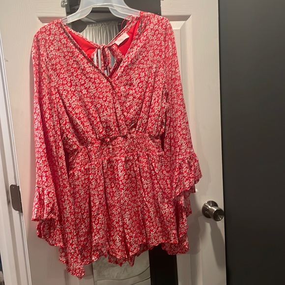 Pink Lily Pants - 3/$20 Pink Lily Bell sleeve romper